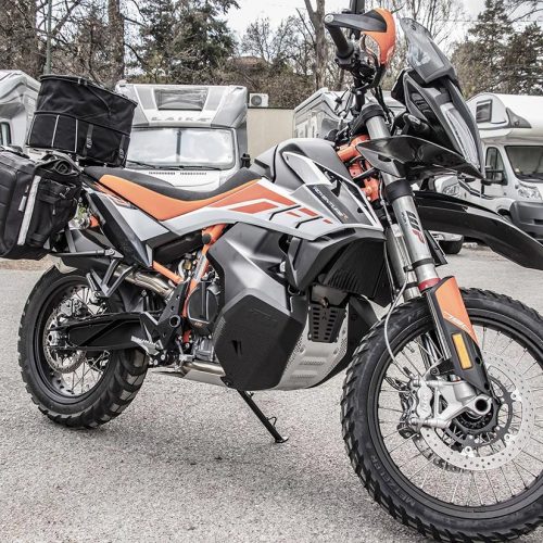 KTM 790 Bumot Xtremada Soft Panniers with quick release system